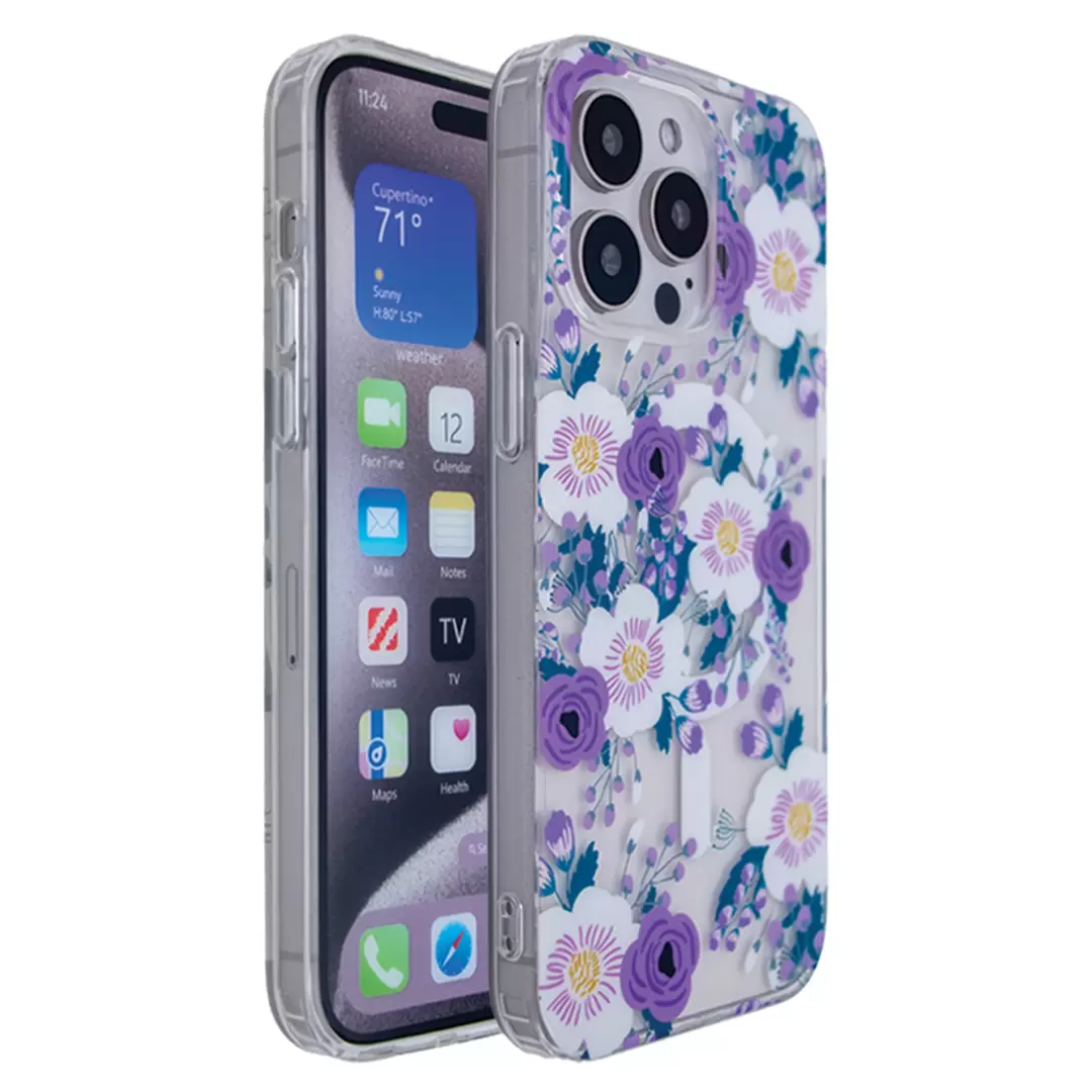 Samsung Galaxy S23 Ultra Designed Case MagSafe Violet Bloom